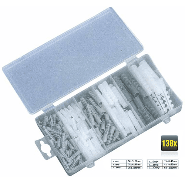 Kit Buchas Diversas (138pcs) - KINZO 