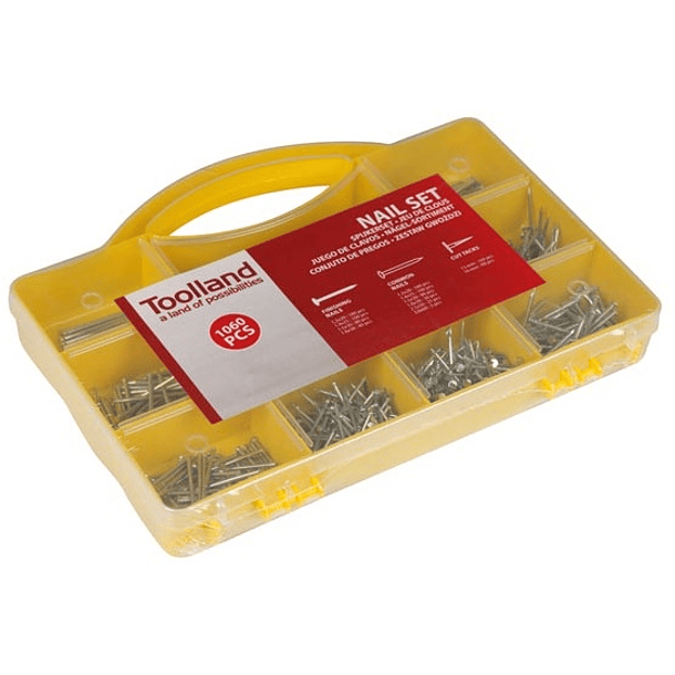 Mala com Pregos (1060pcs) - Toolland 2