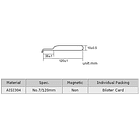 Pinça Pontas Curvas Extra finas 110mm (Blister) - Proskit 2