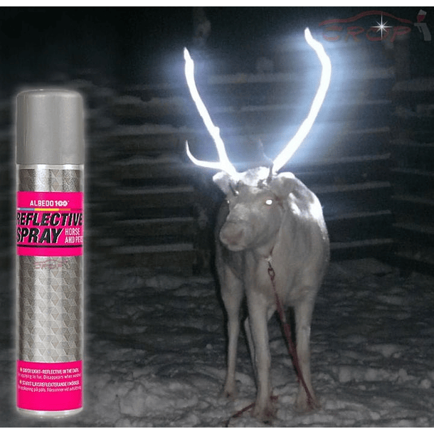 Spray de Sinalização Reflector Temporário Transparente p/ Pêlo de Animais (200ml) - ALBEDO100 3