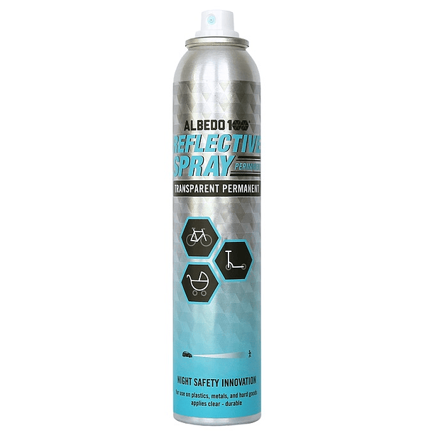 Spray de Sinalização Reflector Permanente Transparente p/ Objectos (200ml) - ALBEDO100 1