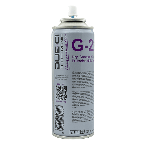Spray Limpa Contactos Seco (200ml) - DUE-CI 2