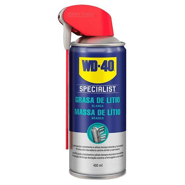Spray Massa Branca de Lítio Dupla Acção 400ml (SPECIALIST) - WD-40 1