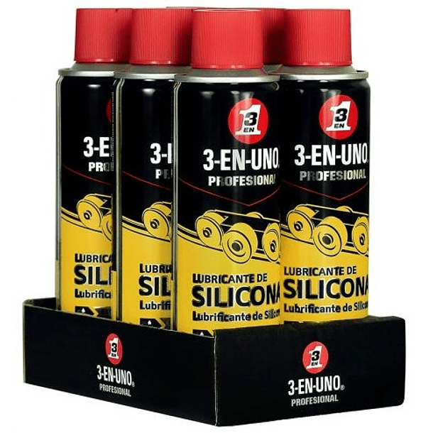 Spray Lubrificante de Silicone (250ml) - 3-EN-UNO 2