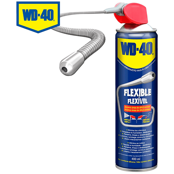 Spray Multiusos c/ Aplicador Flexível (400ml) - WD-40 1
