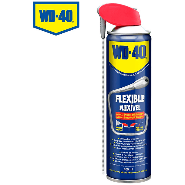 Spray Multiusos c/ Aplicador Flexível (400ml) - WD-40 2