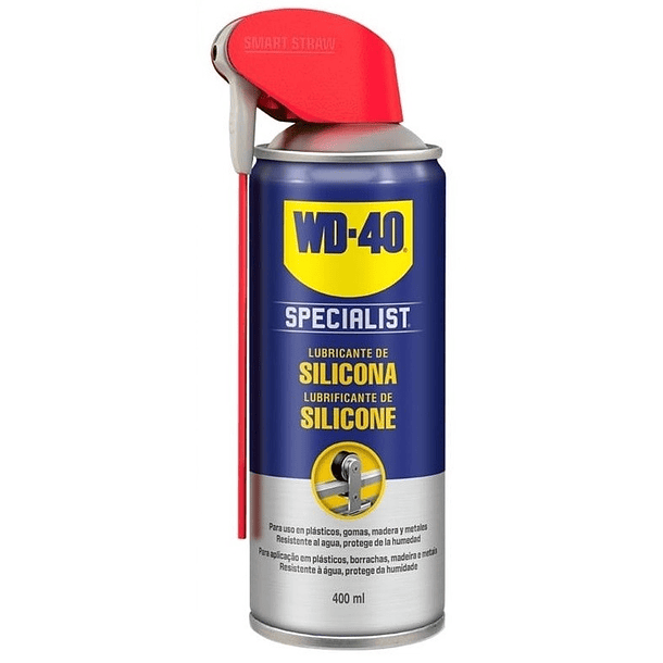 Spray Lubrificante de Silicone Dupla Acção 400ml (SPECIALIST) - WD-40 