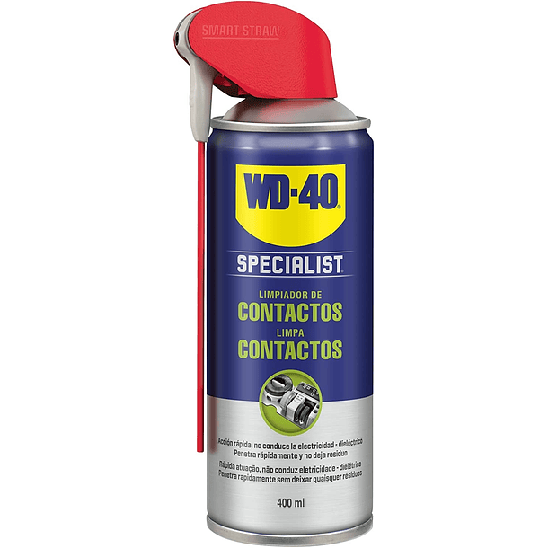 Spray Limpa Contactos Seco Dupla Acção 400ml (SPECIALIST) - WD-40 