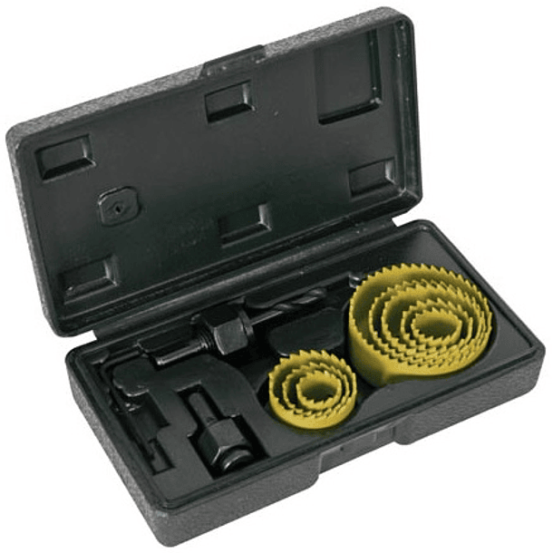 Conjunto 8 Serras Circulares c/ Broca Piloto - TOOLLAND 