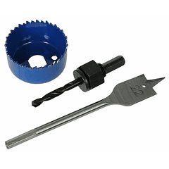 Pack de 2x Brocas + Serra Circular - KINZO