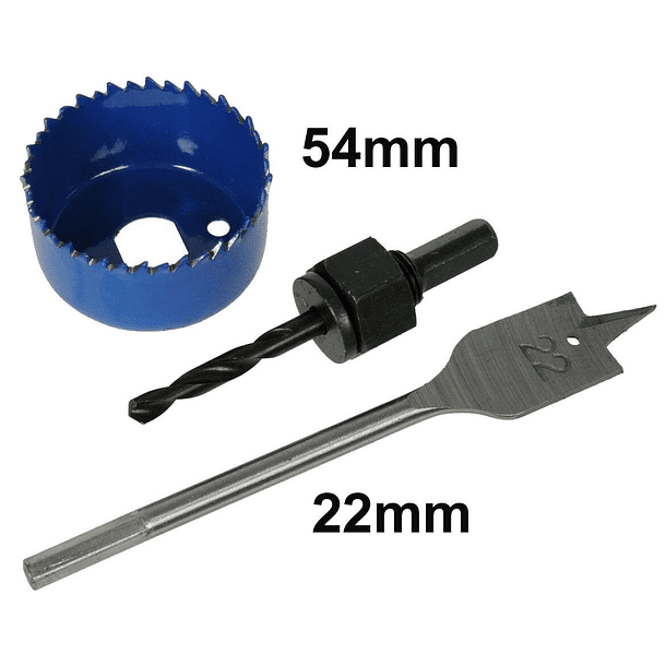 Pack de 2x Brocas + Serra Circular - KINZO 2