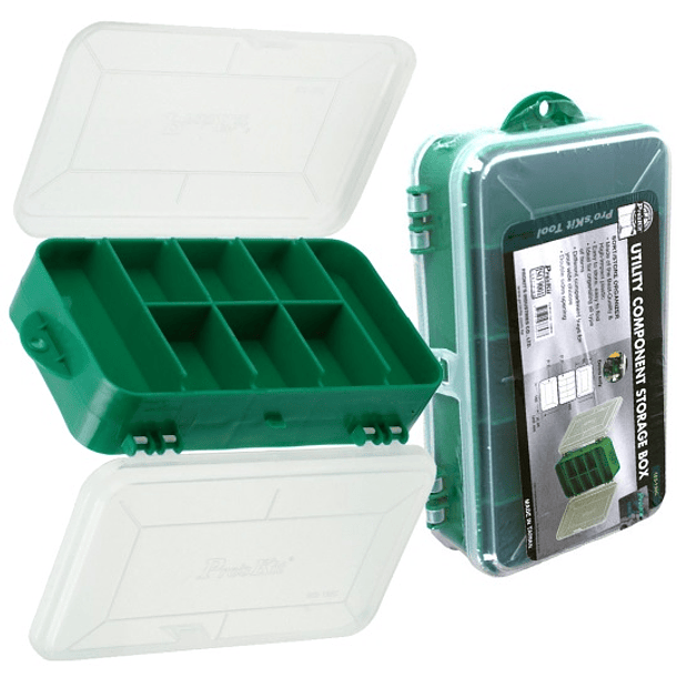Caixa Plástica p/ Armazenamento Comp. Electrónicos - Proskit 