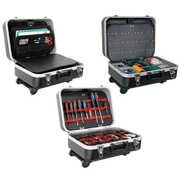 Mala Trolley ABS (465 x 335 x 190mm) p/ Ferramentas - PEREL 3