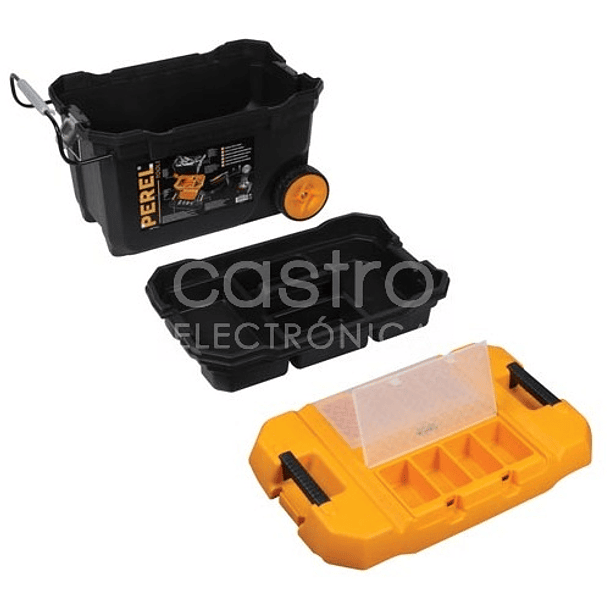 Mala Trolley em ABS p/ Transporte Ferramentas - PEREL 2