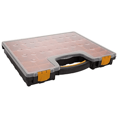 Mala/Caixa de Armazenamento c/ Compartimentos Amovíveis em Plástico - PEREL