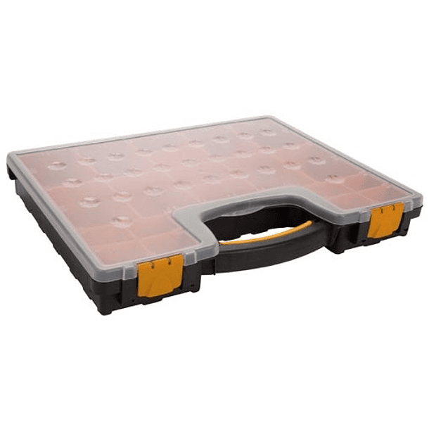 Mala/Caixa de Armazenamento c/ Compartimentos Amovíveis em Plástico - PEREL 2