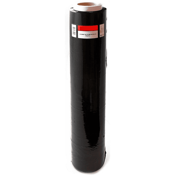 Filme Estirável Manual 500mm (1,40 Kg) - Preto 