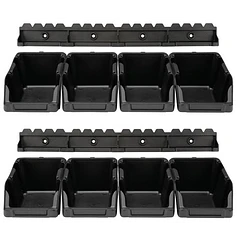 Conjunto de 8x Caixas de Armazenamento (103 x 165 x 75 mm) - PEREL