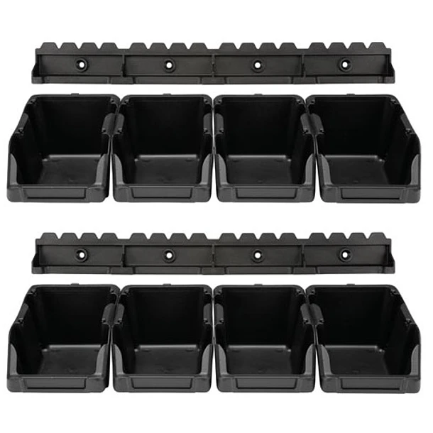 Conjunto de 8x Caixas de Armazenamento (103 x 165 x 75 mm) - PEREL 1