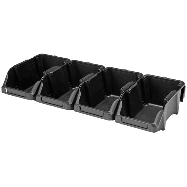 Conjunto de 8x Caixas de Armazenamento (103 x 165 x 75 mm) - PEREL 2