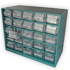 Modulo 25 Gavetas de Arrumo de Componentes