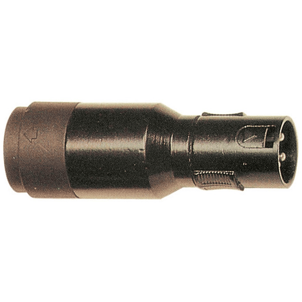 Ficha Adaptadora Canon Macho 3P - Speakon Fêmea (XLN 4 Contactos) 