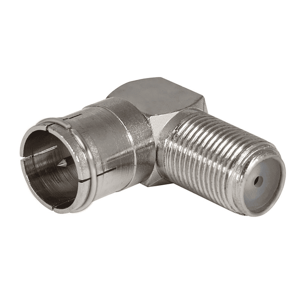 Ficha Adaptadora F Femea - F Macho Rápida 90º 