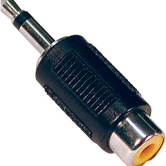 Ficha Adaptadora Jack 2,5mm M. Mono  -  RCA F.
