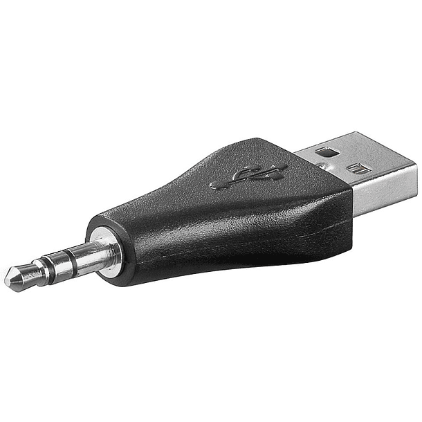 Ficha Adaptadora USB Macho - Jack 3,5mm Stereo Macho 