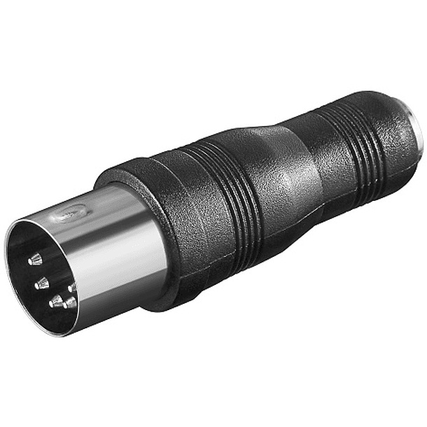 Ficha Adaptadora DIN Macho 5P -> Jack 6,3mm Femea 