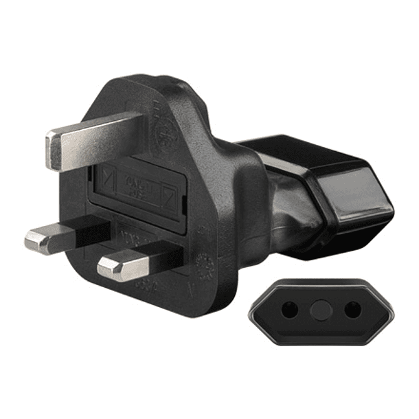 Ficha Adaptadora de Viagem Euro -> Inglaterra 