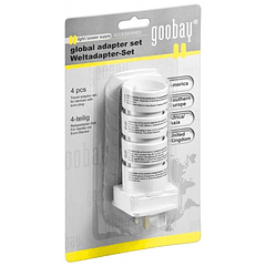 Kit 4 Adaptadores Corrente p/ Viagem