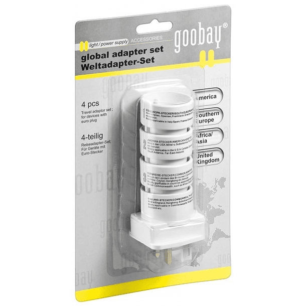 Kit 4 Adaptadores Corrente p/ Viagem 2