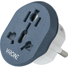 Ficha Adaptadora Universal de Viagem EURO p/ Fichas Diversos Países - VIRONE