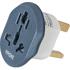 Ficha Adaptadora Universal de Viagem UK p/ Fichas Diversos Países - VIRONE 1