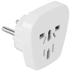 Ficha Adaptadora Universal de Viagem EURO p/ Fichas Diversos Países