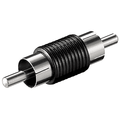 Ficha Adaptadora RCA Macho - RCA Macho