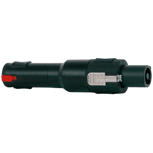 Ficha Adaptadora Speakon Macho (XLN 4 Contactos) - Jack 6,3mm Mono Fêmea 