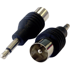 Ficha Adaptadora Jack 3,5mm Macho Mono - TV Macho