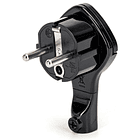 Ficha Macho T/ Shuck Lateral Extra-Fina (Preto) 1