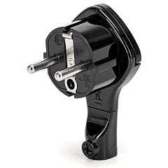 Ficha Macho T/ Shuck Lateral Extra-Fina (Preto)