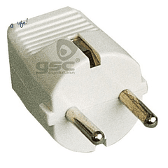 Ficha Macho t/ Schuk Branca 16A - GSC