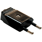 Ficha Alimentação Macho 10A 250V (Preto) - GSC 1