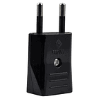 Ficha Alimentação Macho 10A 250V (Preto) - GSC 2