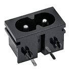 Ficha C.I. Femea Tipo 8 (IEC-C8) 2,5A 250V 1