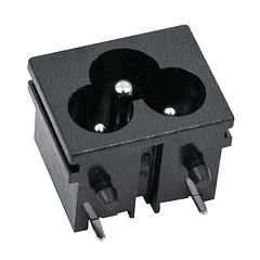 Ficha C.I. Femea Tripolar 2,5A 250V (IEC-C6)