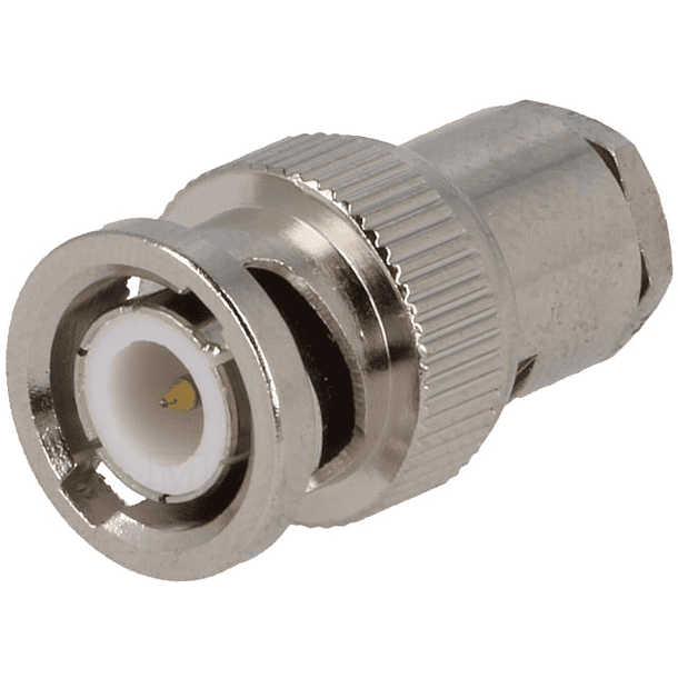 Ficha BNC Macho RG59 (Soldar, Trançado Clamp) 