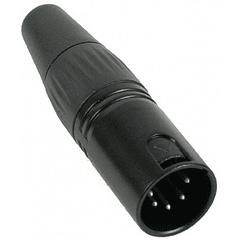Ficha Canon DMX Macho Terminal 5 Pinos (CX108) - POWER DYNAMICS CONNEX