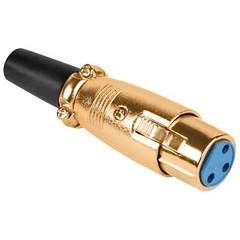 Ficha Canon Metálica Dourada - Fêmea