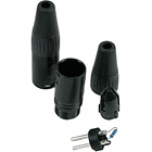 Ficha Canon DMX Macho Terminal 3 Pinos (CX107) - POWER DYNAMICS CONNEX 3